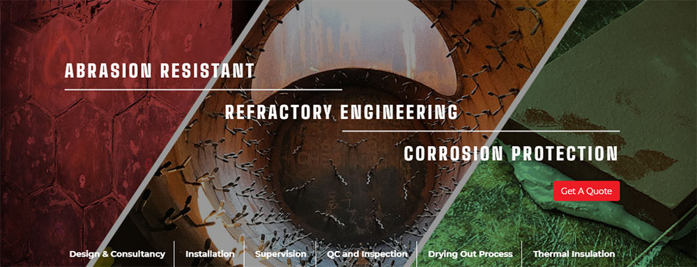 banner design website banner design for refractory engineering company