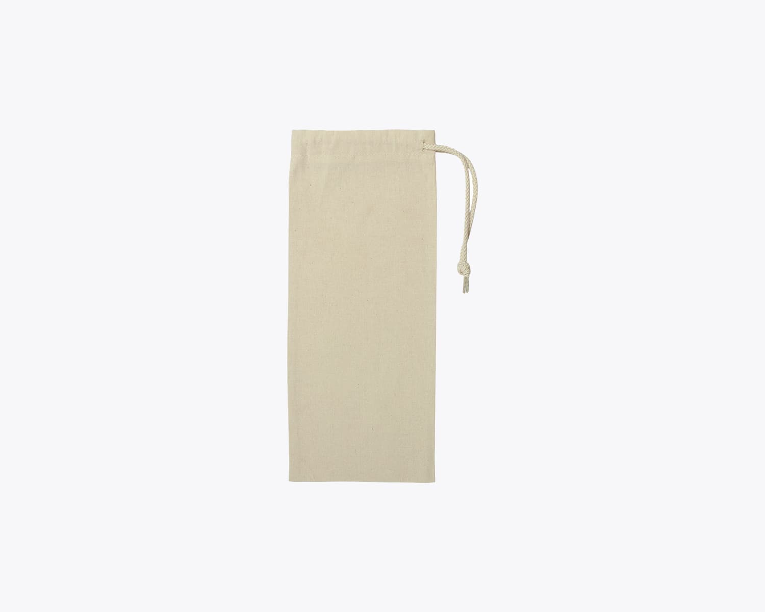 Liberty Bags 1727 Fredericksburg Drawstring Wine Tote in Natural (size:one size fits most, view:front)
