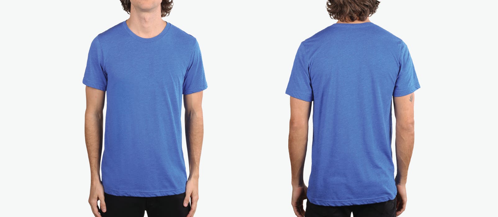 Canvas 3413 in True Royal Tri-blend Canvas 3413 in True Royal Tri-blend